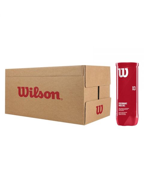 CAJON 24 BOTES WILSON PADEL X3 BALL