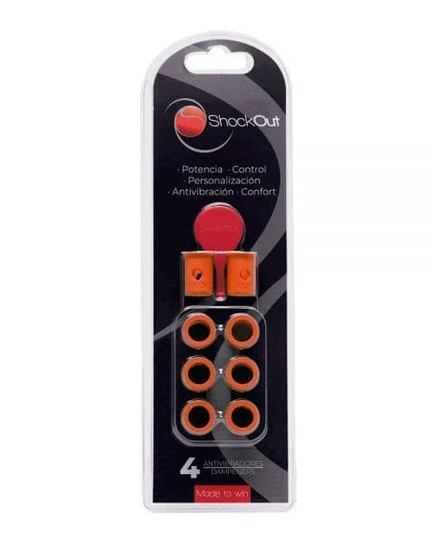 ANTIVIBRADOR SHOCKOUT NARANJA - MegaPadelStore